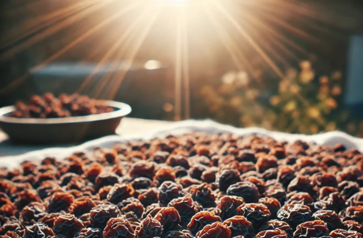 Kurutulmuş üzümler ve doğal kurutma yöntemleri hakkında bilgi