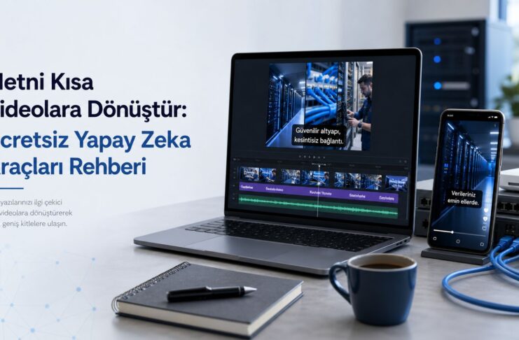 CapCut, Canva ve InVideo AI ile metinden kısa video hazırlama ekranı